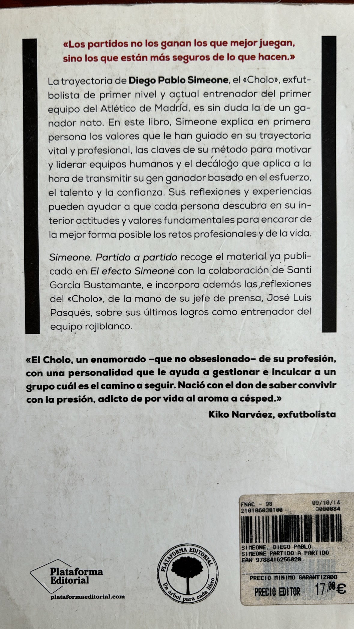 Libro-Simeone Partido a Partido