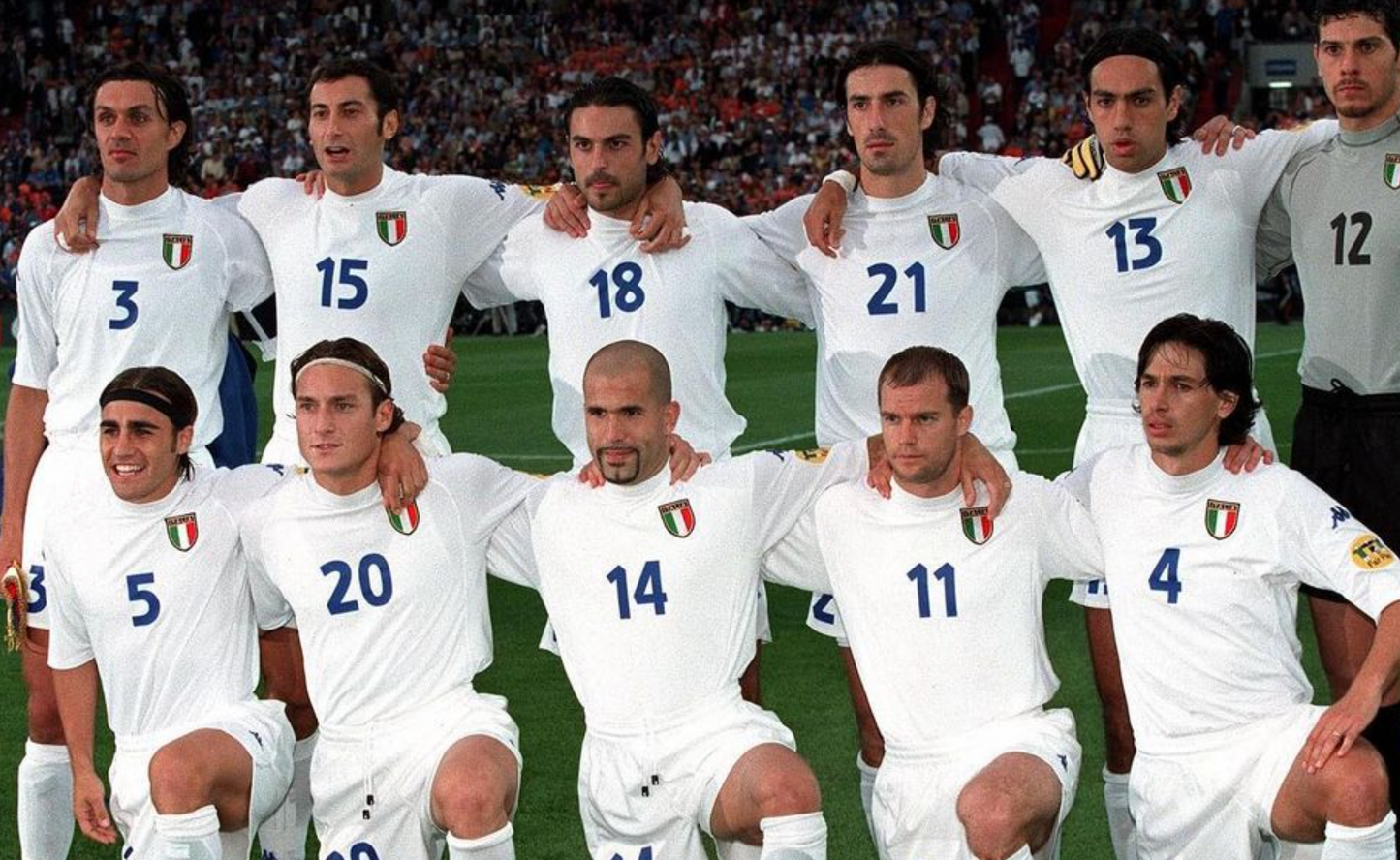 Paolo Negro Italia 2000 Matchworn