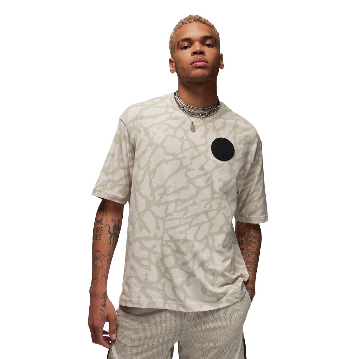Camiseta PSG Jordan Statement Beige
