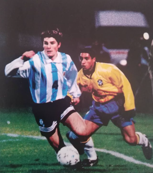 Javier Zanetti 1994 Argentina Matchworn