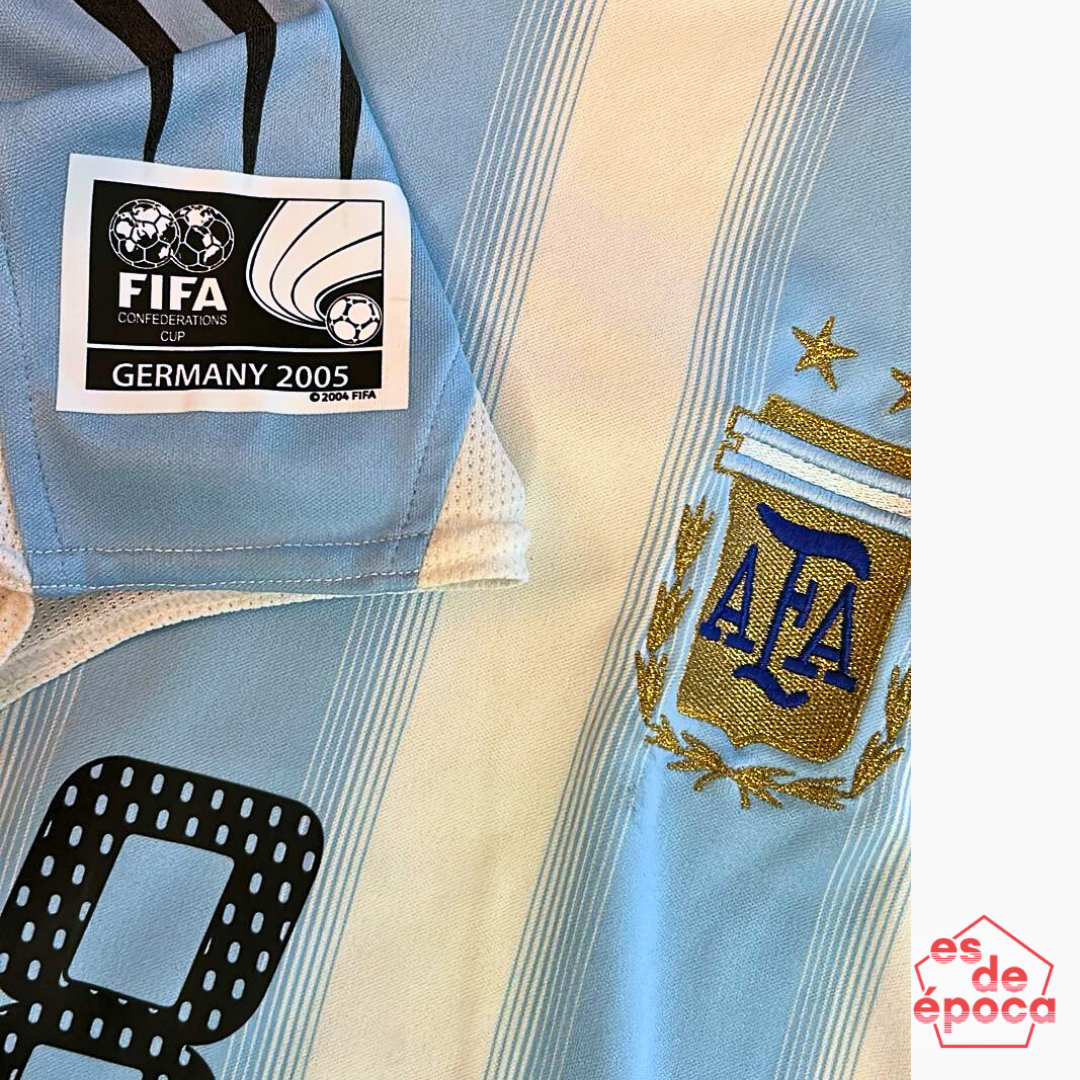 Juan Roman Riquelme Argentina 2005 Confederaciones