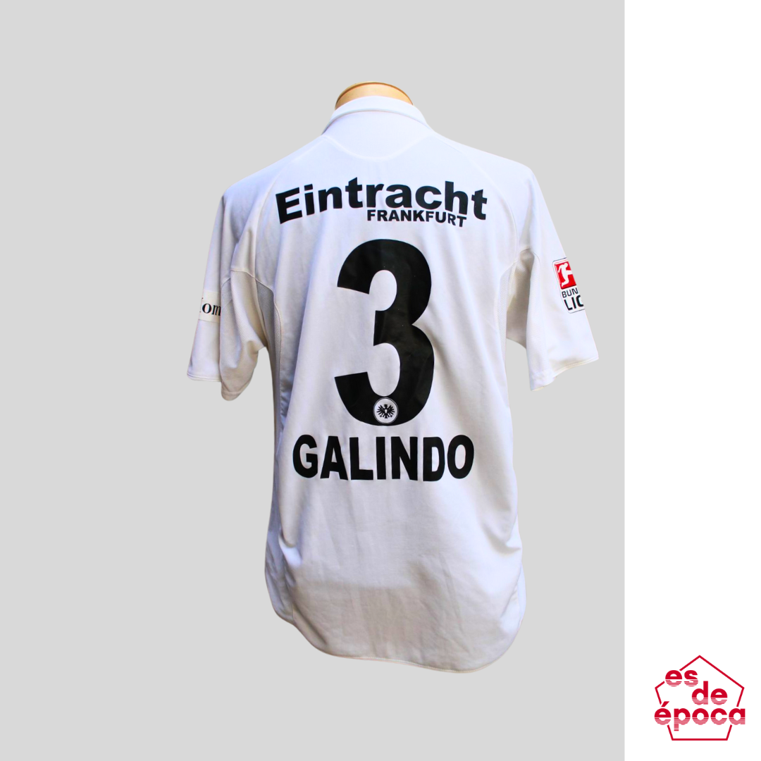 Aarón Galindo Eintracht Frankfurt 2006 Matchworn