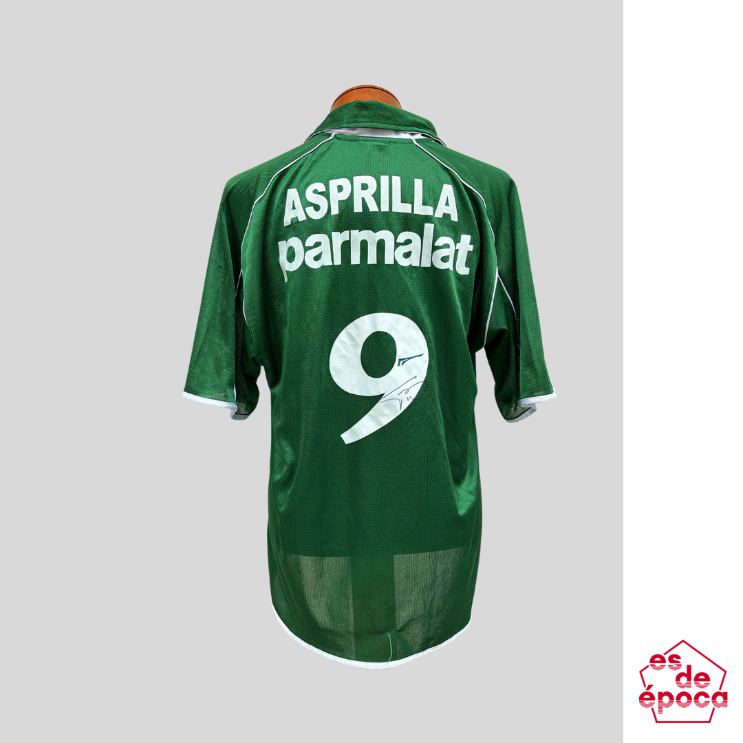 Faustino Asprilla palmeiras Matchworn 1999 *Firmada*
