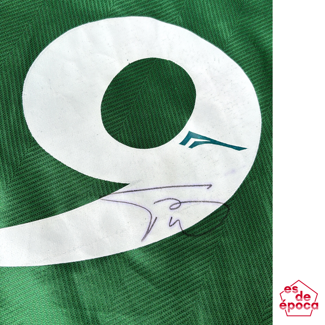Faustino Asprilla palmeiras Matchworn 1999 *Firmada*