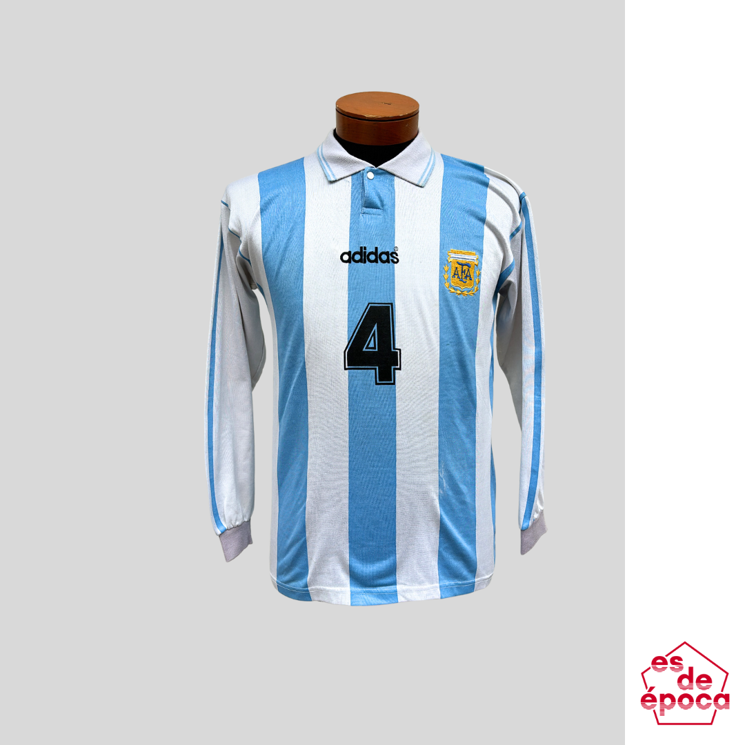 Javier Zanetti 1994 Argentina Matchworn