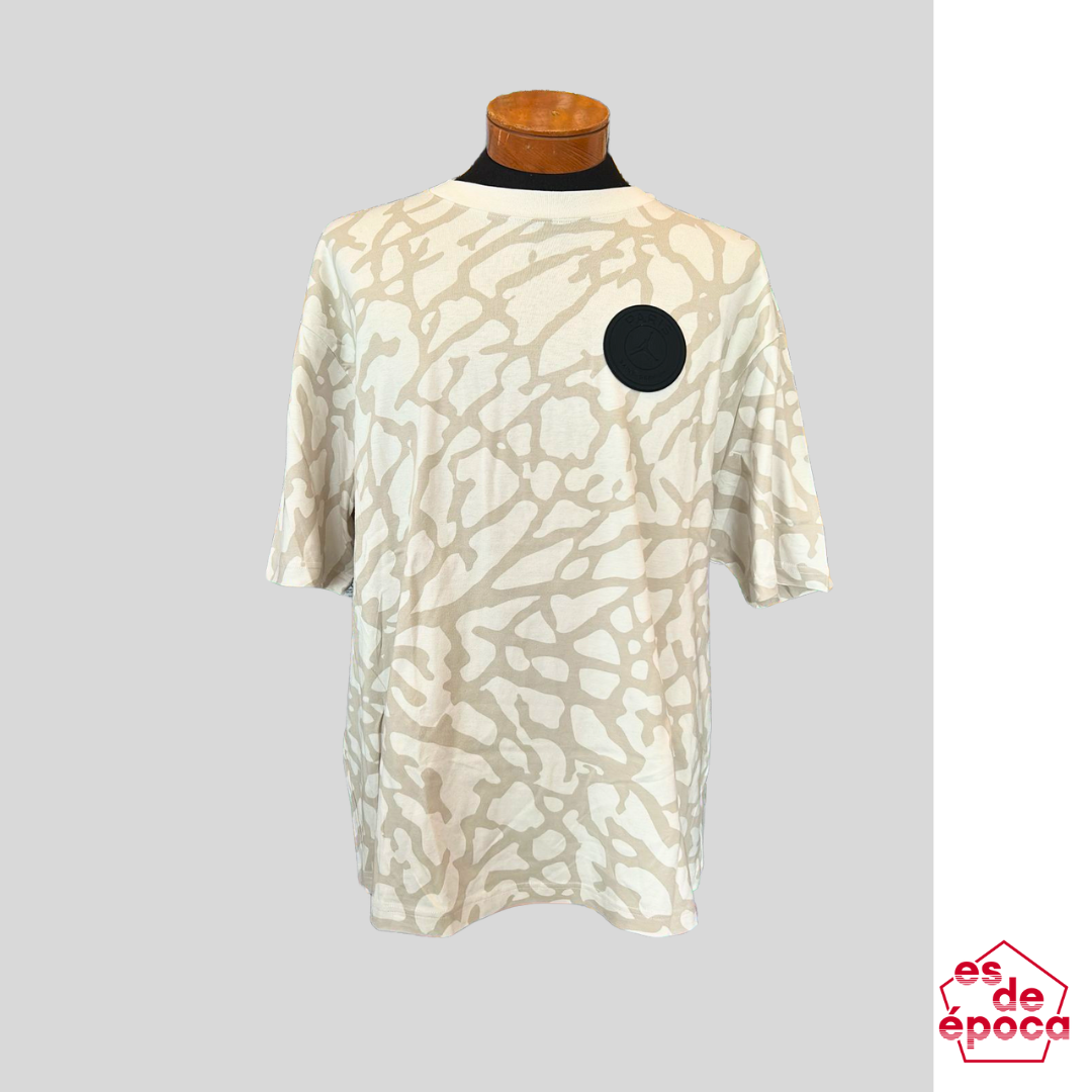 Camiseta PSG Jordan Statement Beige
