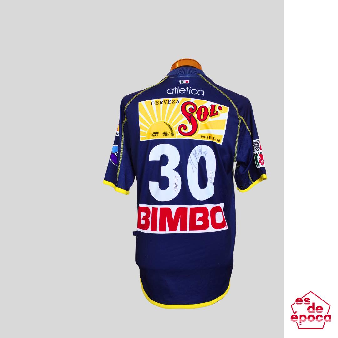 Moises Muñoz Monarcas 2003 Matchworn Copa Libertadores