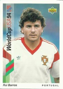 Rui Barros Portugal 1988 Matchworn