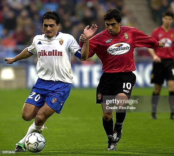 Roberto Acuña Real de Zaragoza 2001 Matchworn