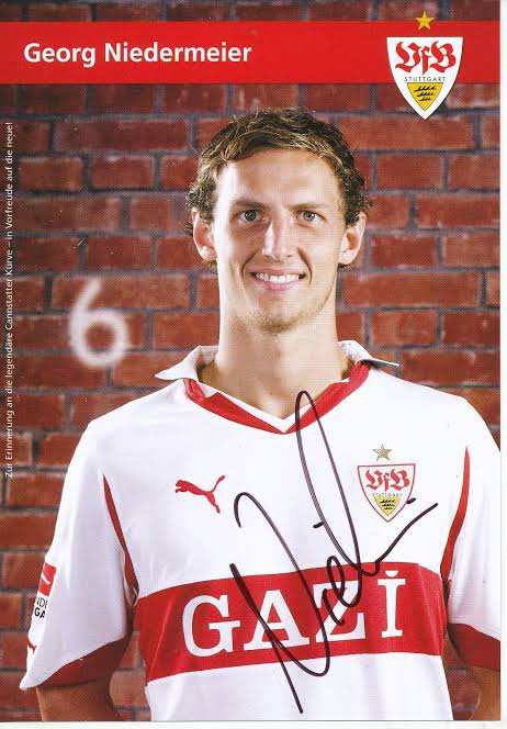 Georg Niedermeier Stuttgart 2011 Matchworn Europa League