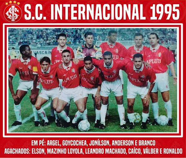Branco Inter Porto Alegre 1995 Matchworn