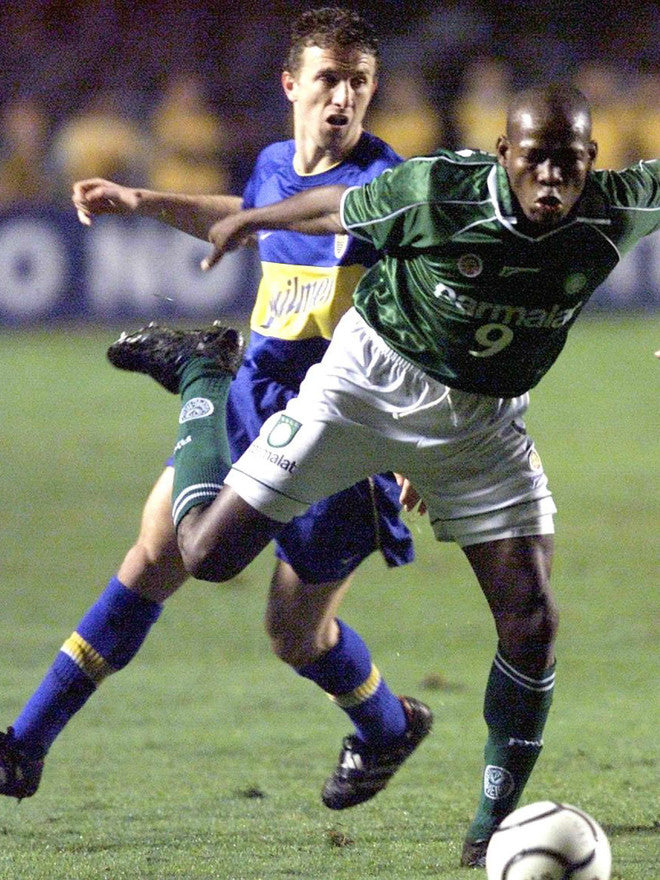 Faustino Asprilla palmeiras Matchworn 1999 *Firmada*