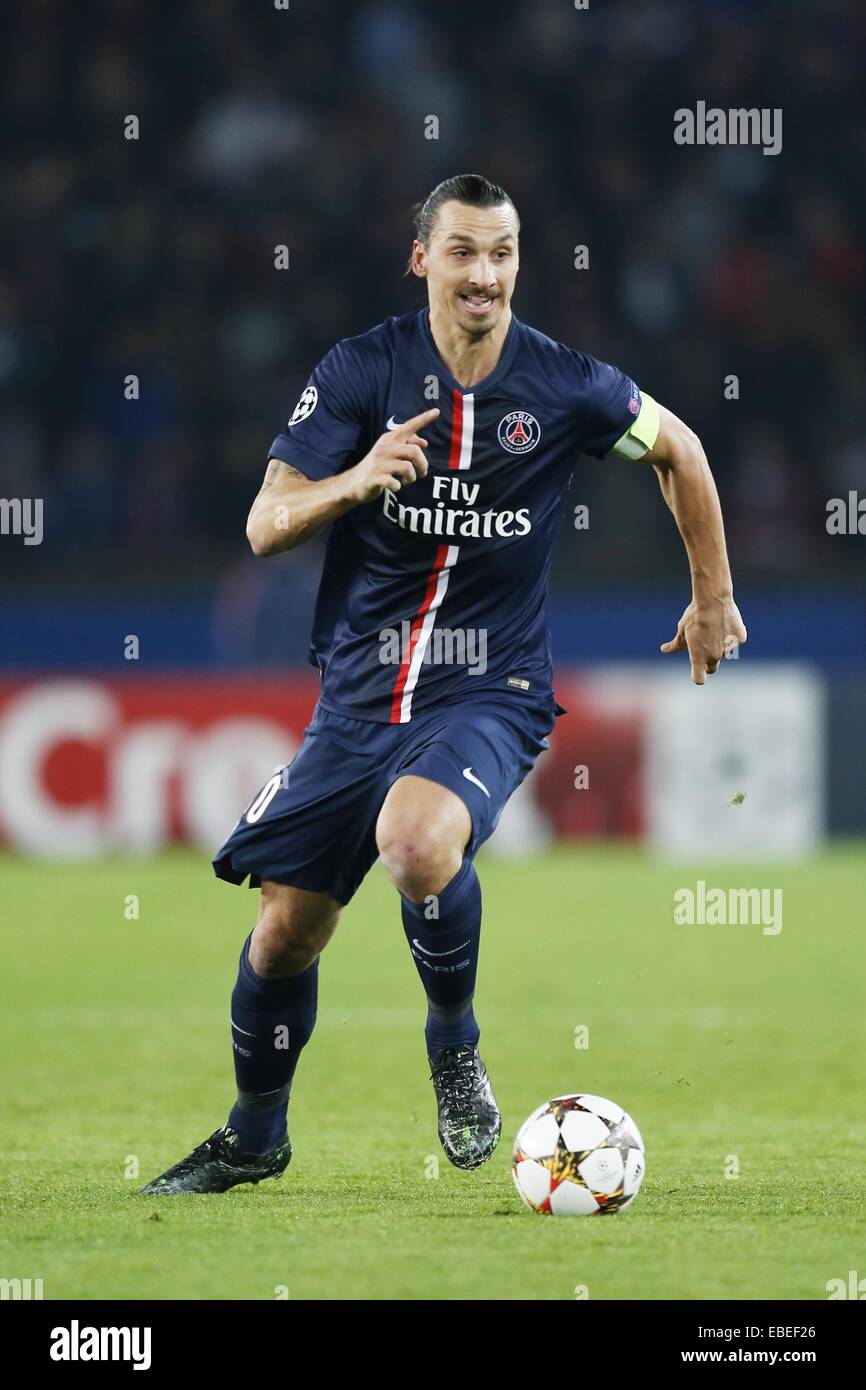 Zlatan Ibrahimovic Paris Saint Germain 2014