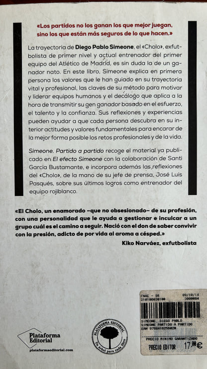 Libro-Simeone Partido a Partido
