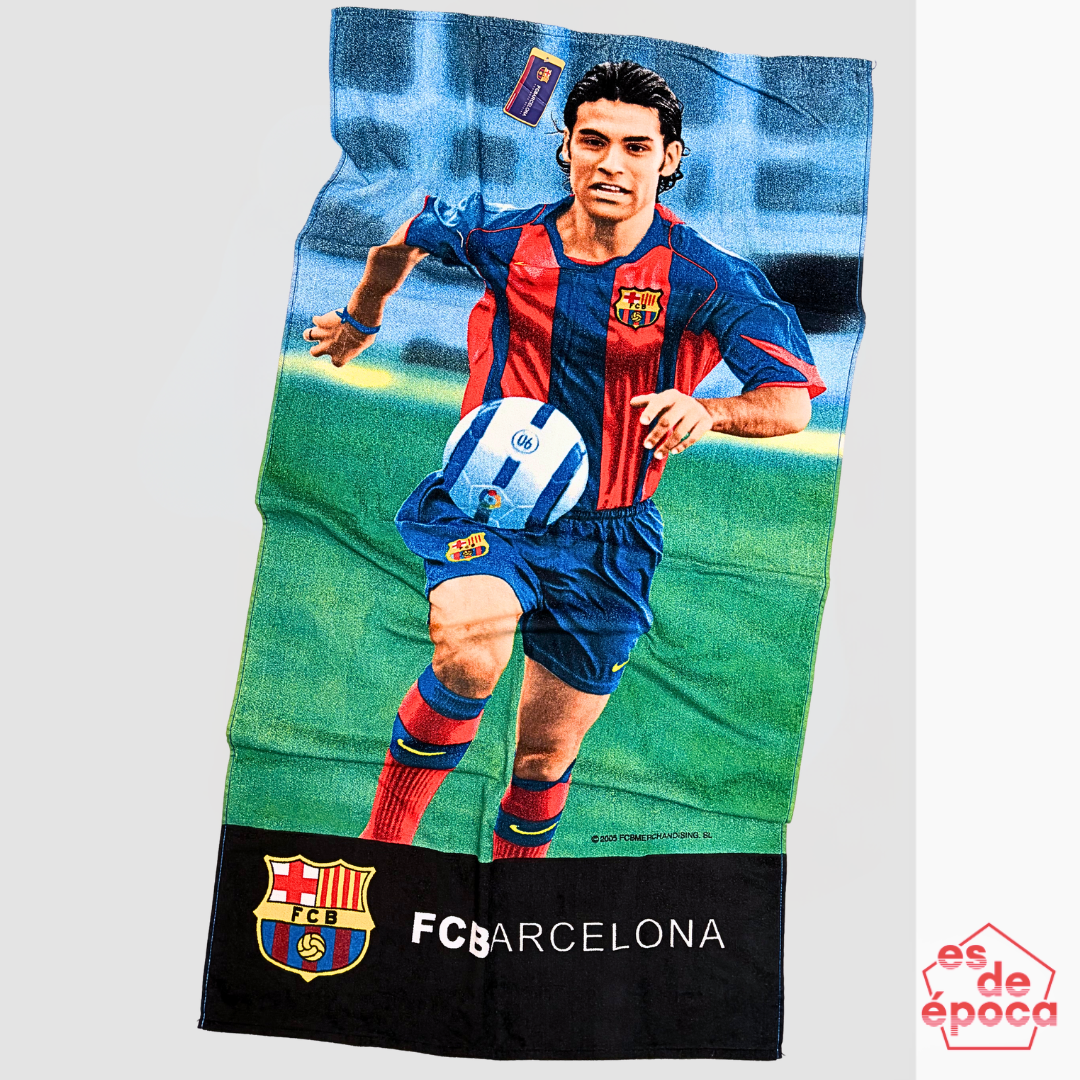 Toalla Barcelona Rafa Marquez 2005