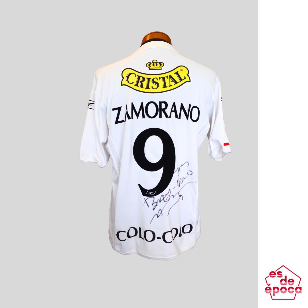 Iván Zamorano Colo Colo 2004 Firmada