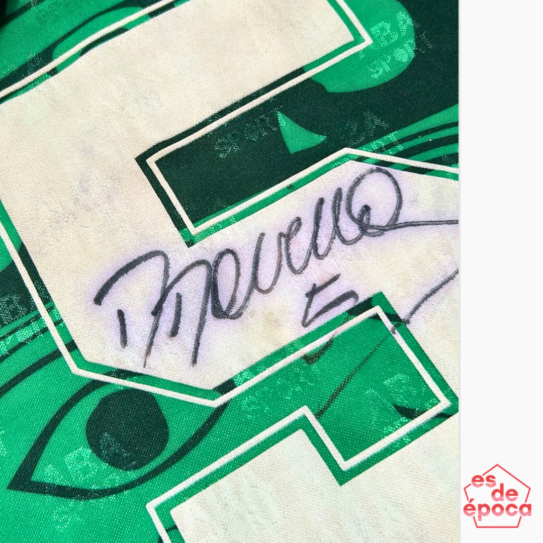 Duilio Davino méxico 1997 Matchworn Firmada
