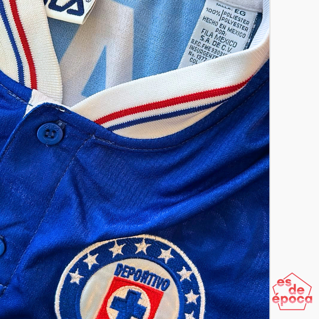 Benjamin Galindo Cruz Azul 1997 Matchworn