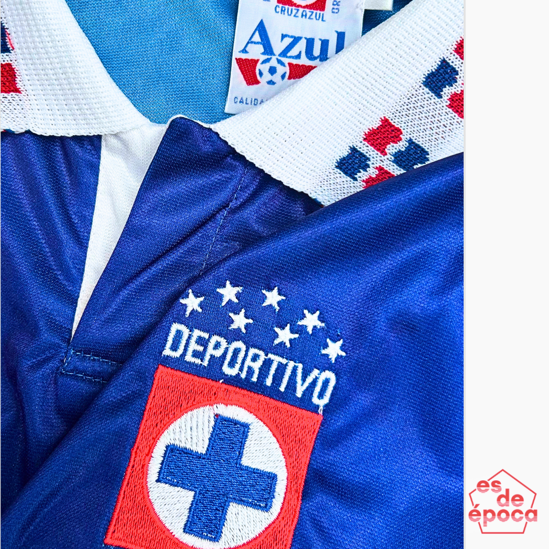 Carlos Hermosillo Cruz Azul 1994 Matchworn
