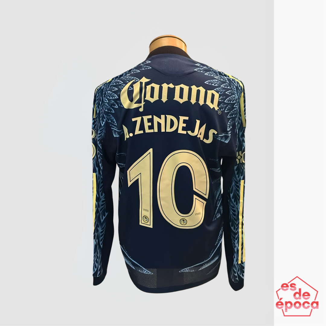 Alejandro Zendejas América Manga Larga 2025 Visitante BNWT