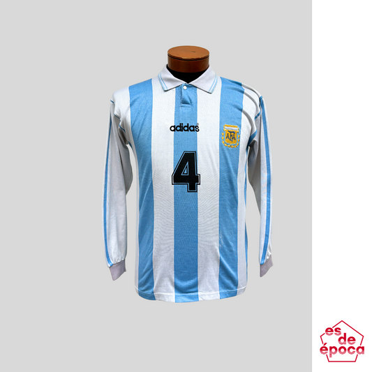Javier Zanetti 1994 Argentina Matchworn