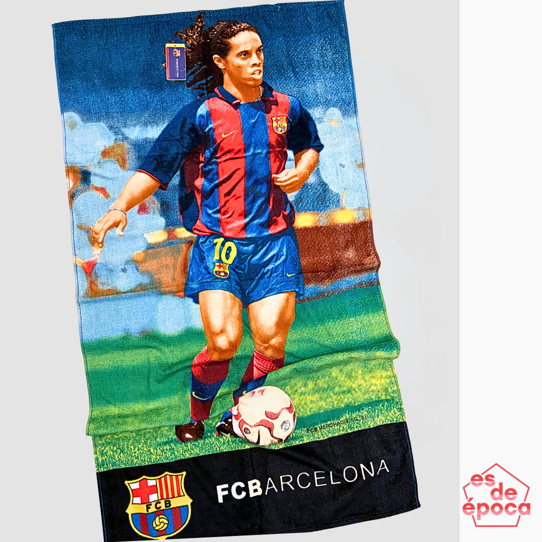 Toalla Barcelona Ronaldinho 2005