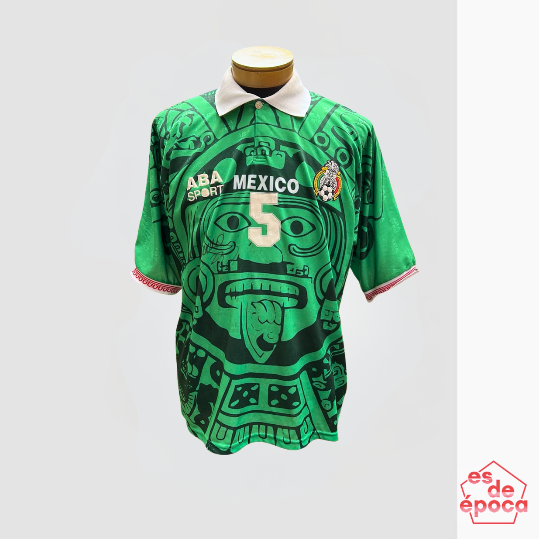 Duilio Davino méxico 1997 Matchworn Firmada