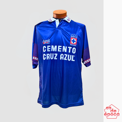Carlos Hermosillo Cruz Azul 1994 Matchworn