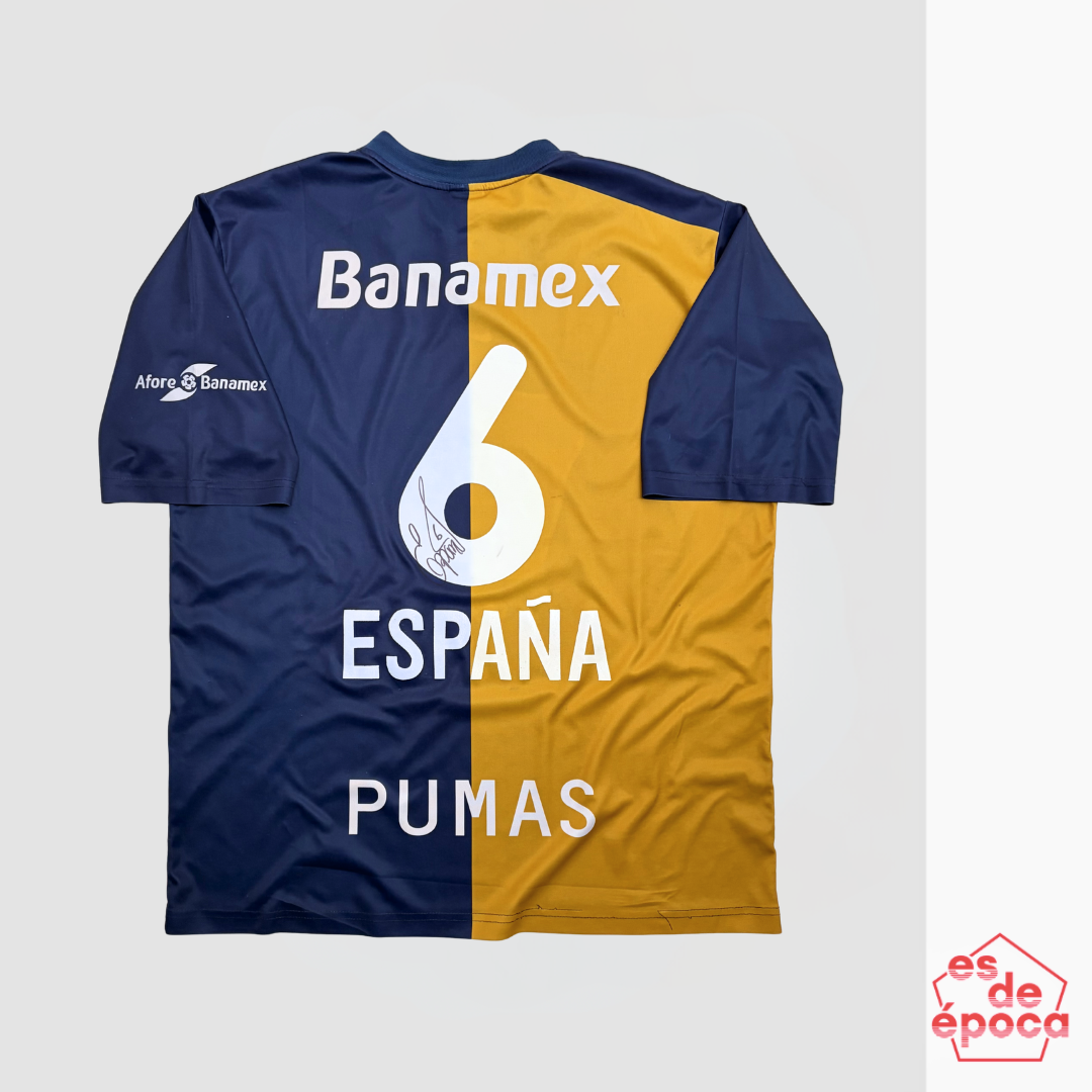 Miguel España Pumas 2001 Firmada
