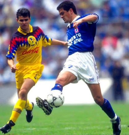 Carlos Hermosillo Cruz Azul 1994 Matchworn