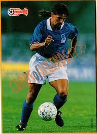 Roberto Baggio Italia 1996 Matchissue