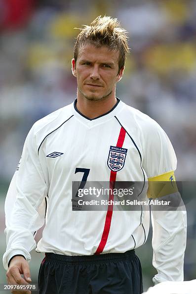 David Beckham Inglaterra 2002